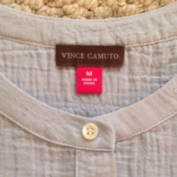 VINCE CAMUTO-Crinkle Utility Shirt -Excellent Cond - Picture 5 of 5